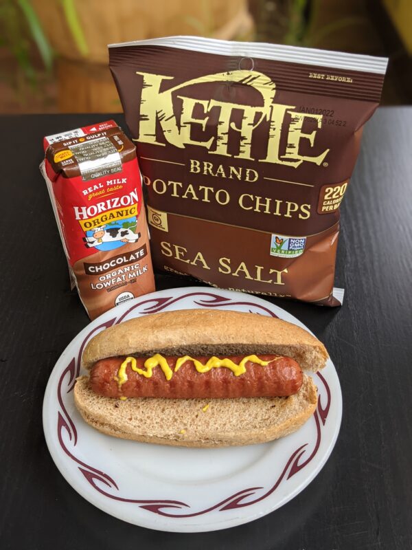 Kids Meal Organic Hot Dog Meal